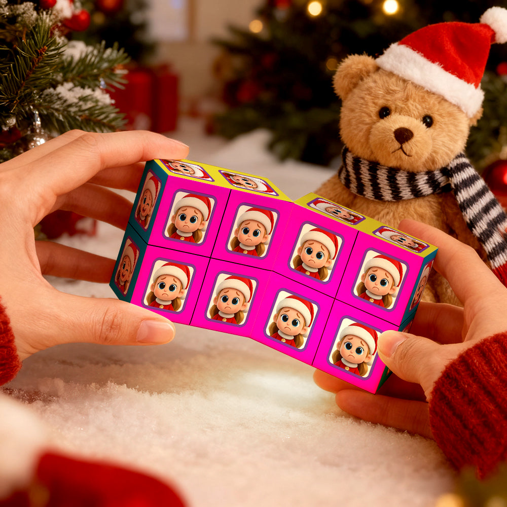 Personalised Cartoon Face Cube Puzzle