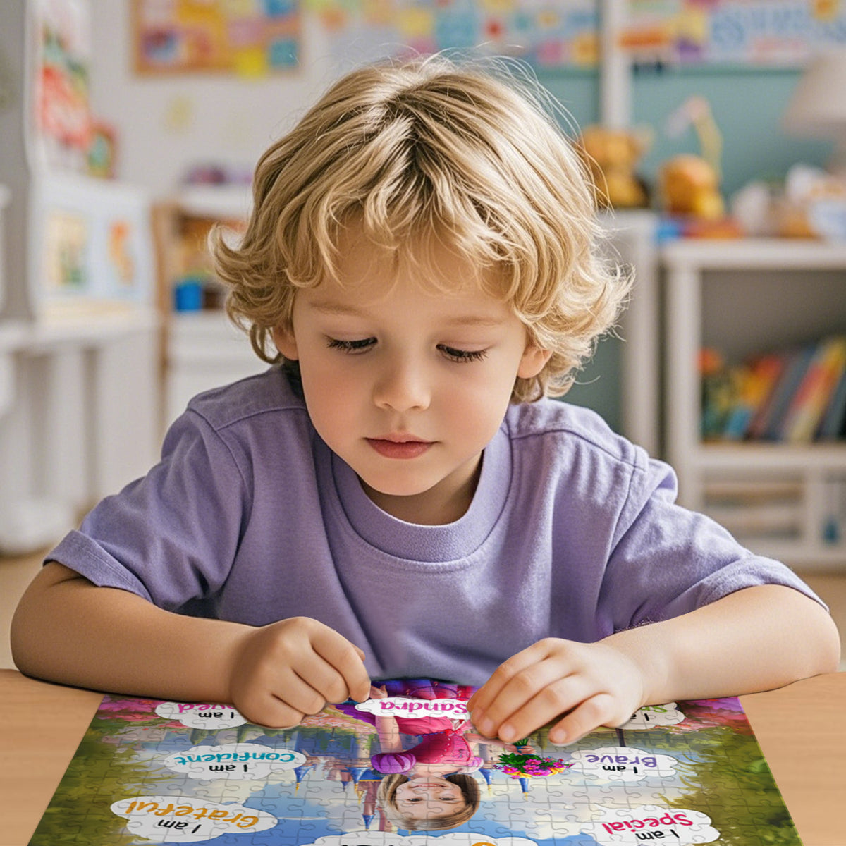 Personalised Photo Jigsaw Puzzle - Princess Pink Dress