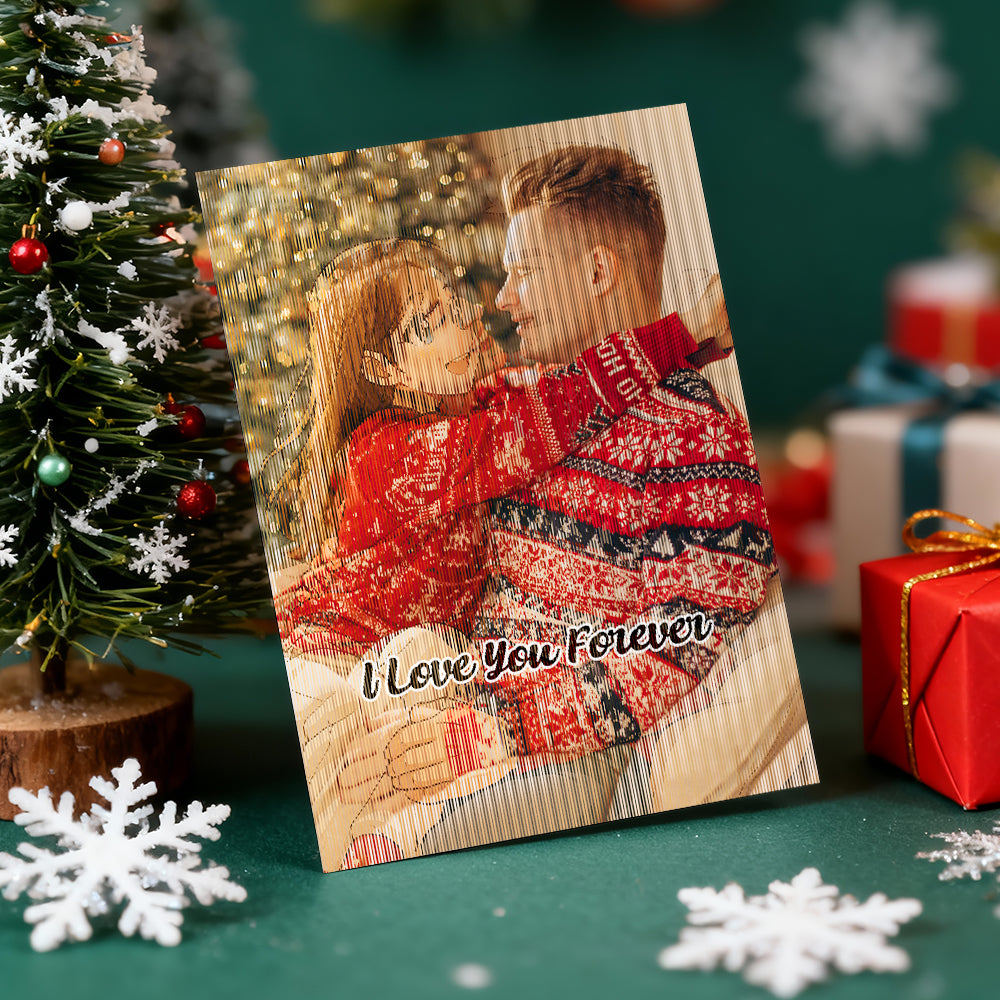 Personalised Card Christmas Photo in 7 styles