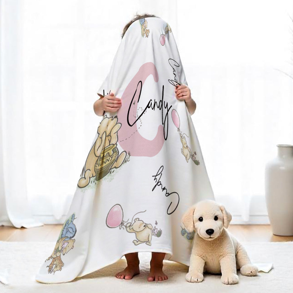 Personalised Winnie the Pooh Blanket
