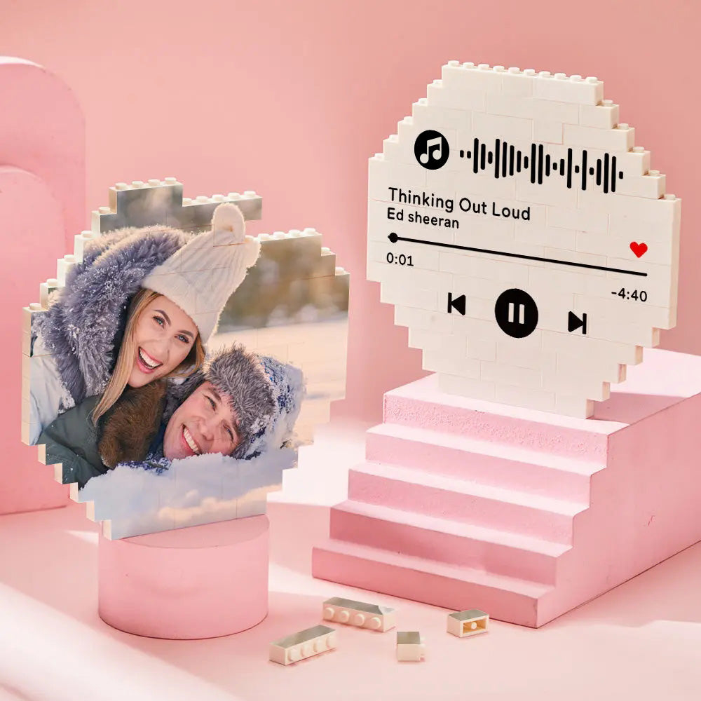 Personalised Photo Building Bricks Octagon