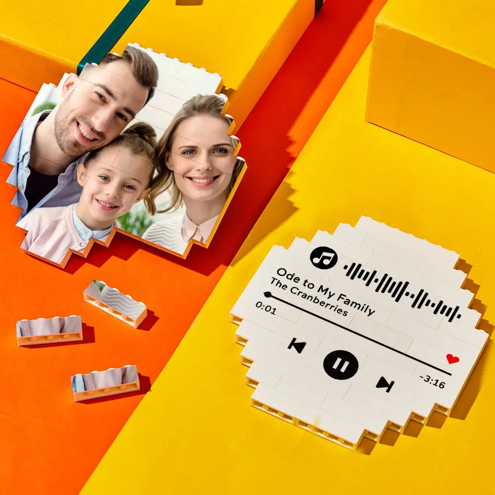 Personalised Photo Building Bricks Octagon