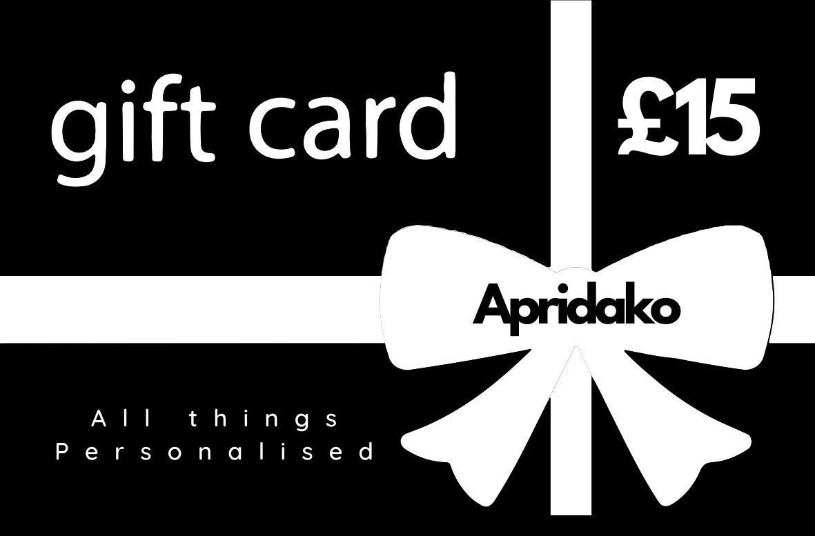Can’t decide what to buy?, why not give them a Apridako gift voucher so they can choose, saves you the stress and a lovely treat for them 🖤 perfect for new mums, baby showers, birthdays, new baby, anniversaries and so many more occasions for personalised gifts and keepsakes. 