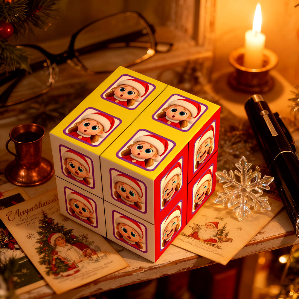 Personalised Cartoon Face Cube Puzzle