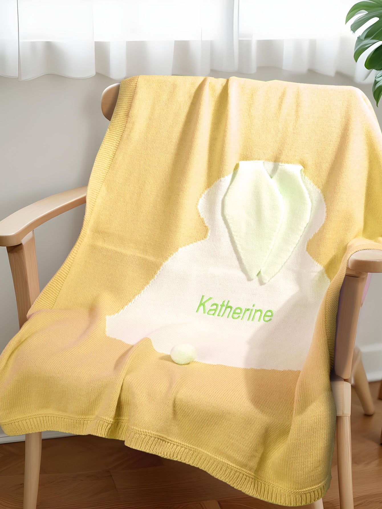 Personalised name Blanket - Bunny