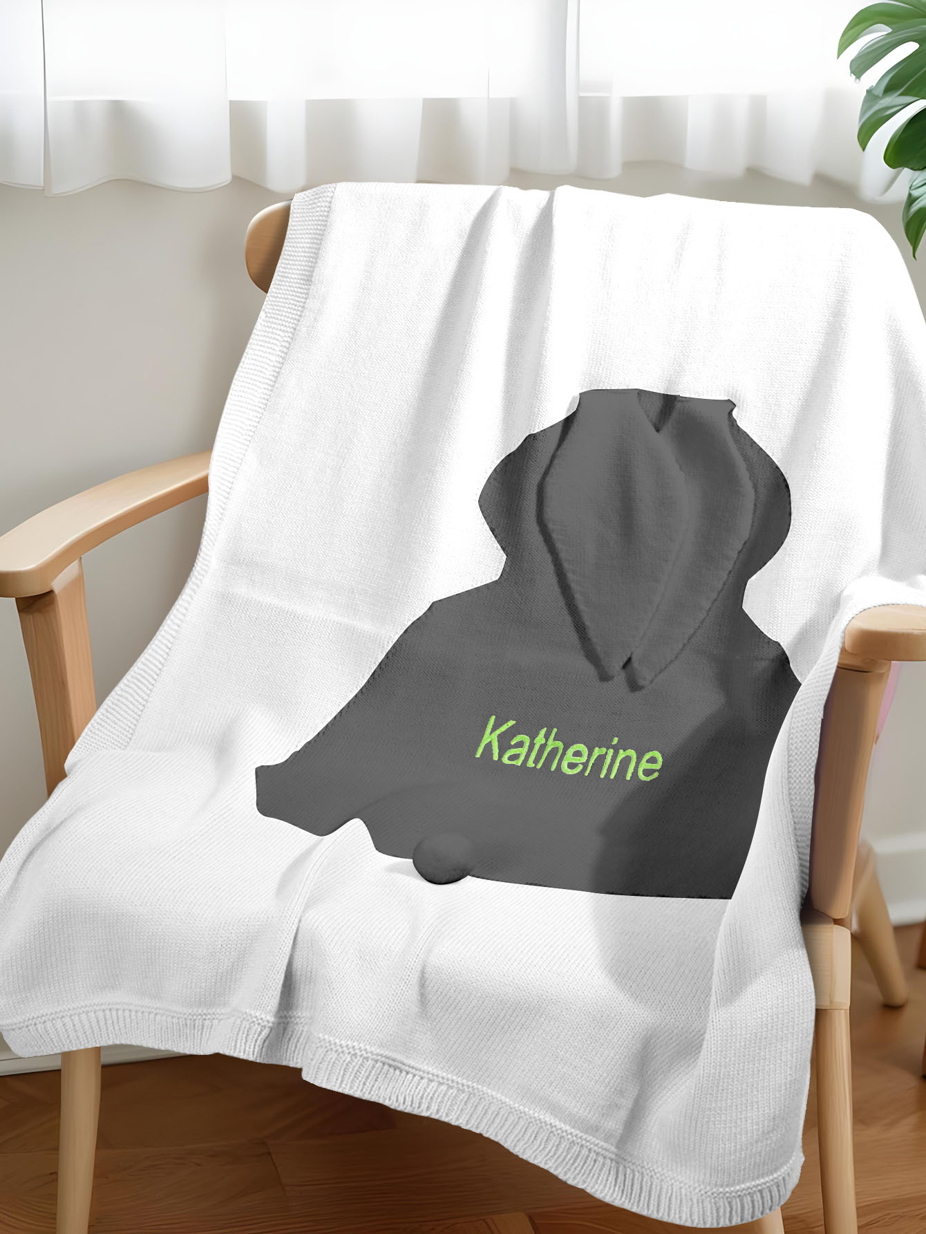 Personalised name Blanket - Bunny