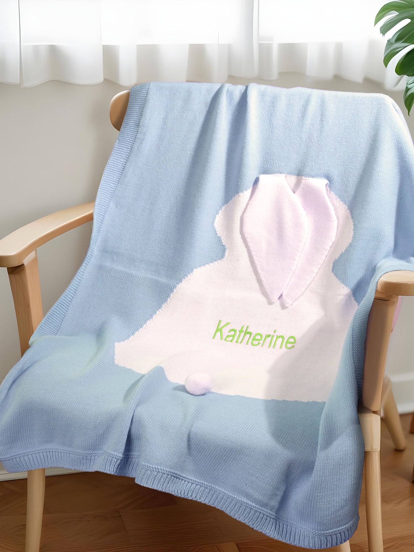 Personalised name Blanket - Bunny