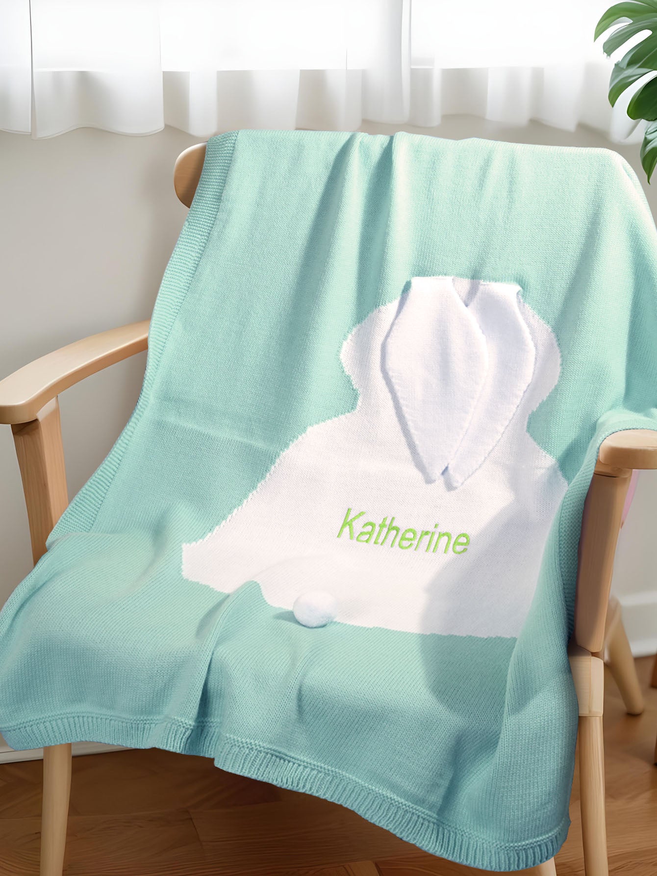 Personalised name Blanket - Bunny