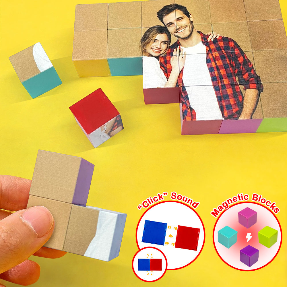 Personalised Photo Magnetic Building Blocks