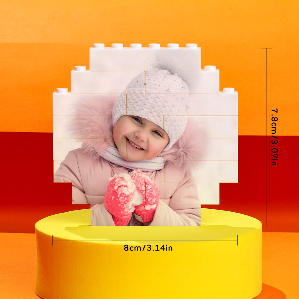 Personalised Photo Building Bricks Octagon