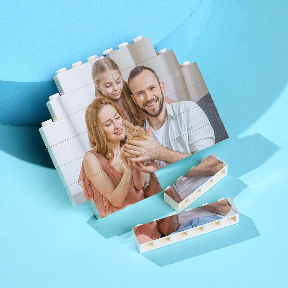 Personalised Photo Building Bricks Octagon