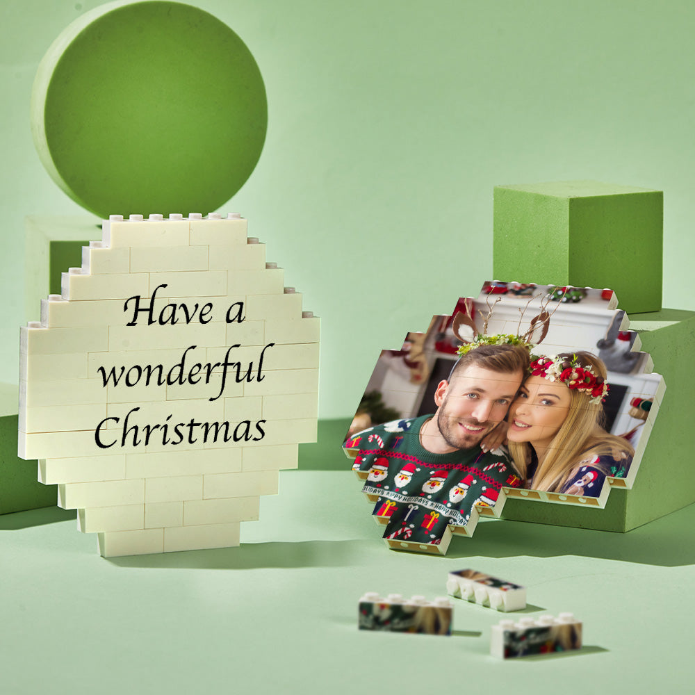 Personalised Photo Building Bricks Octagon