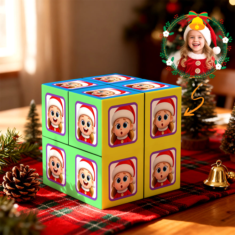 personslised cartoon rubics cube style toy 