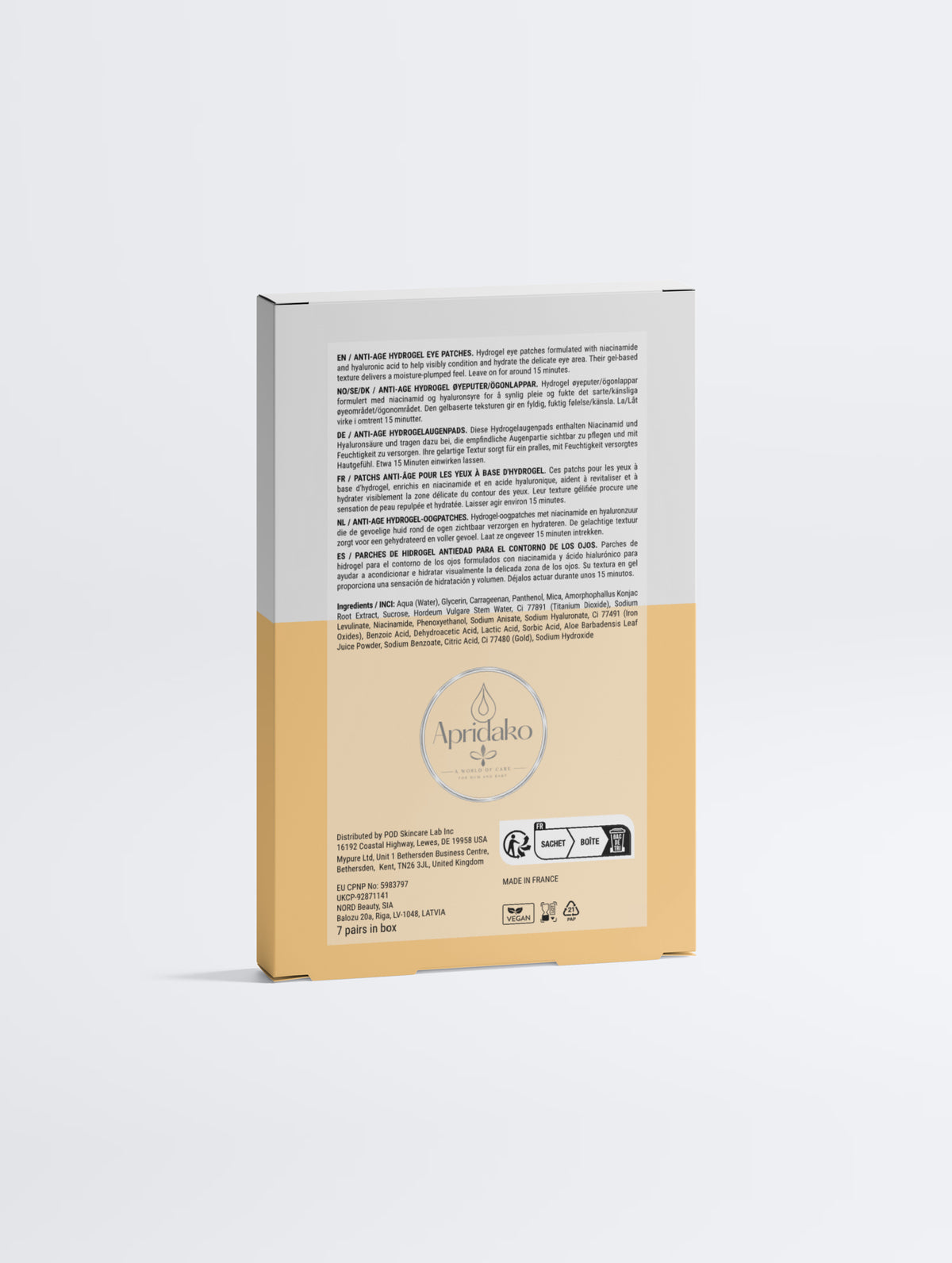 Anti-Age Hydrogel Eye Patches