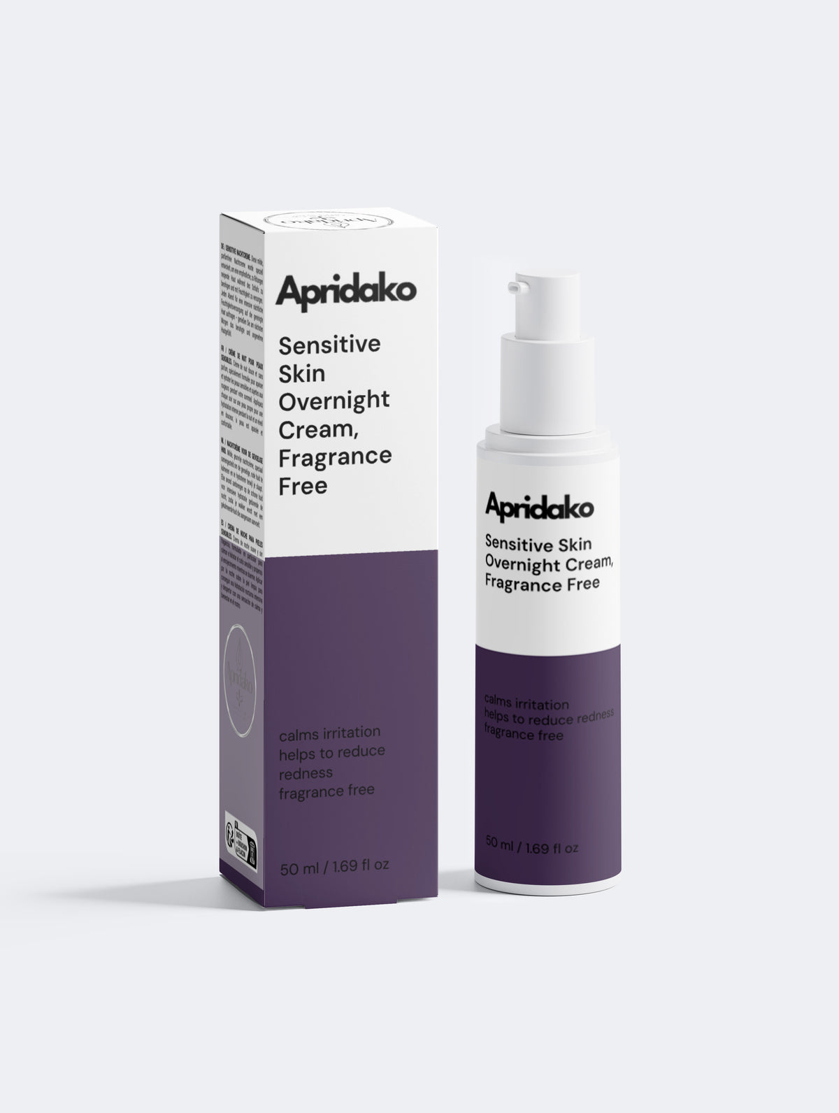 Sensitive Skin Overnight Cream, Fragrance Free