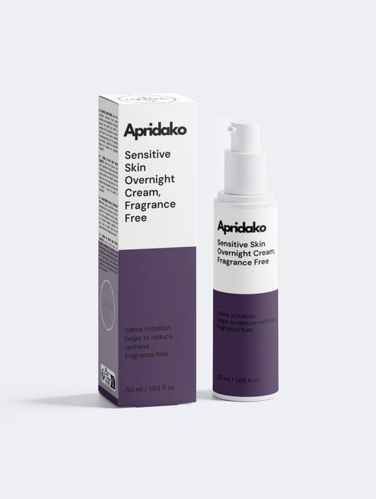 Sensitive Skin Overnight Cream, Fragrance Free