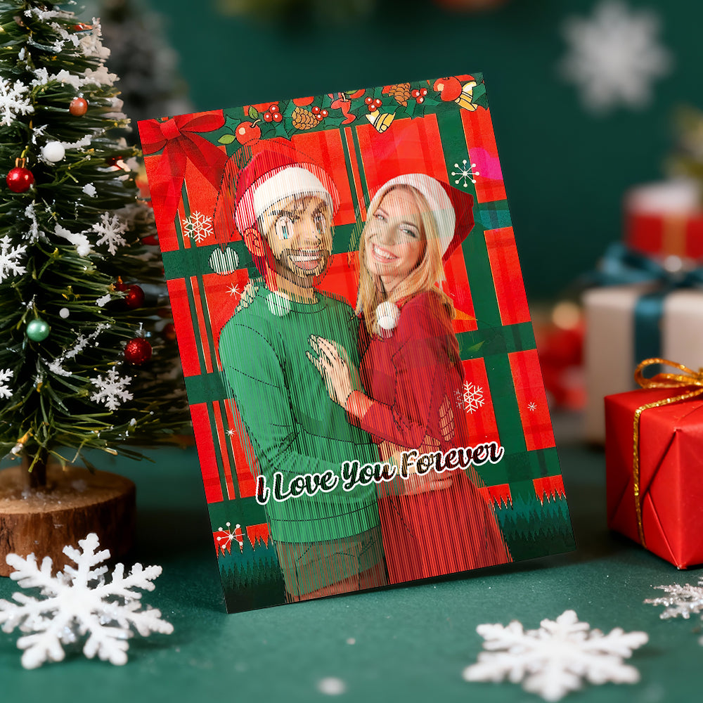 Personalised Card Christmas Photo in 7 styles