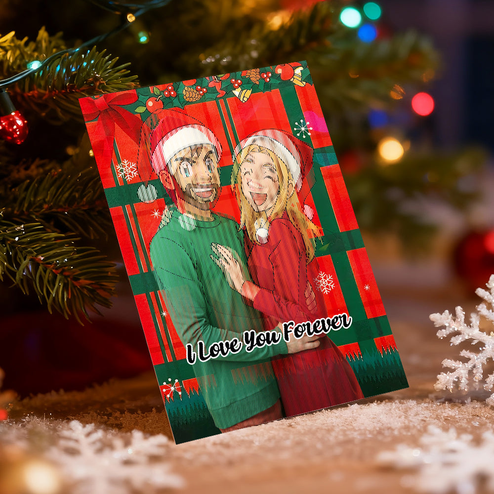 Personalised Card Christmas Photo in 7 styles