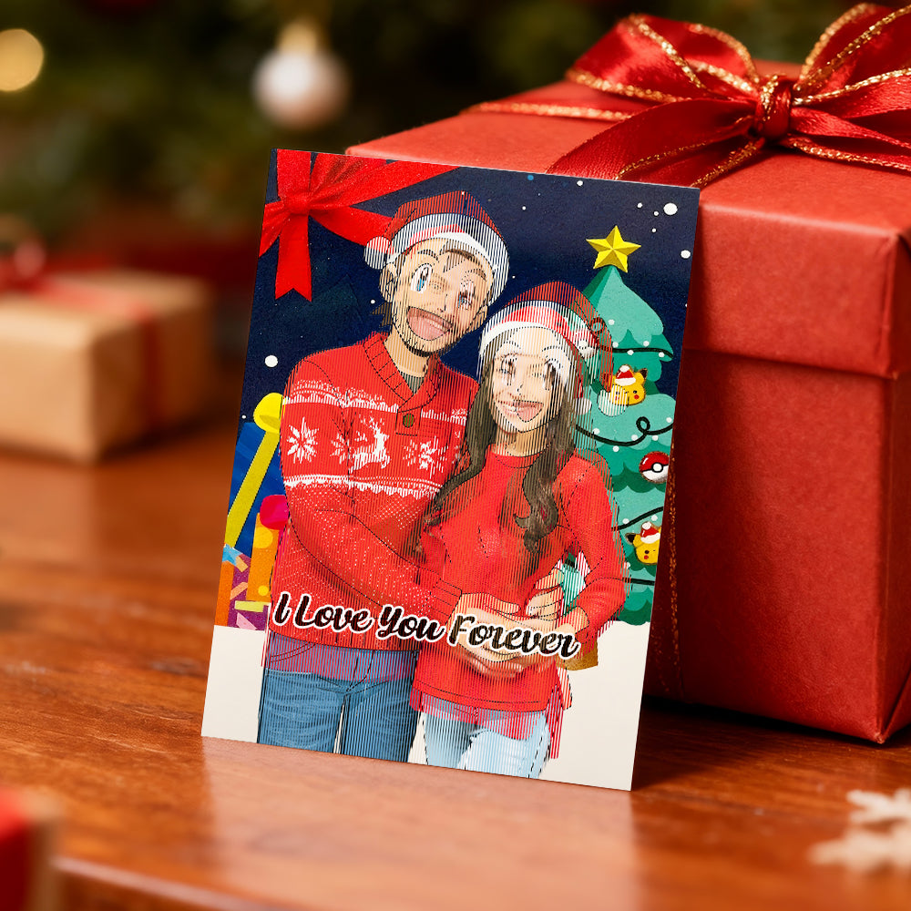 Personalised Card Christmas Photo in 7 styles