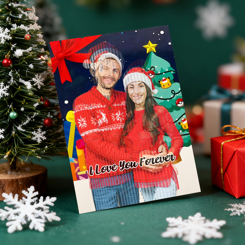 Personalised Card Christmas Photo in 7 styles