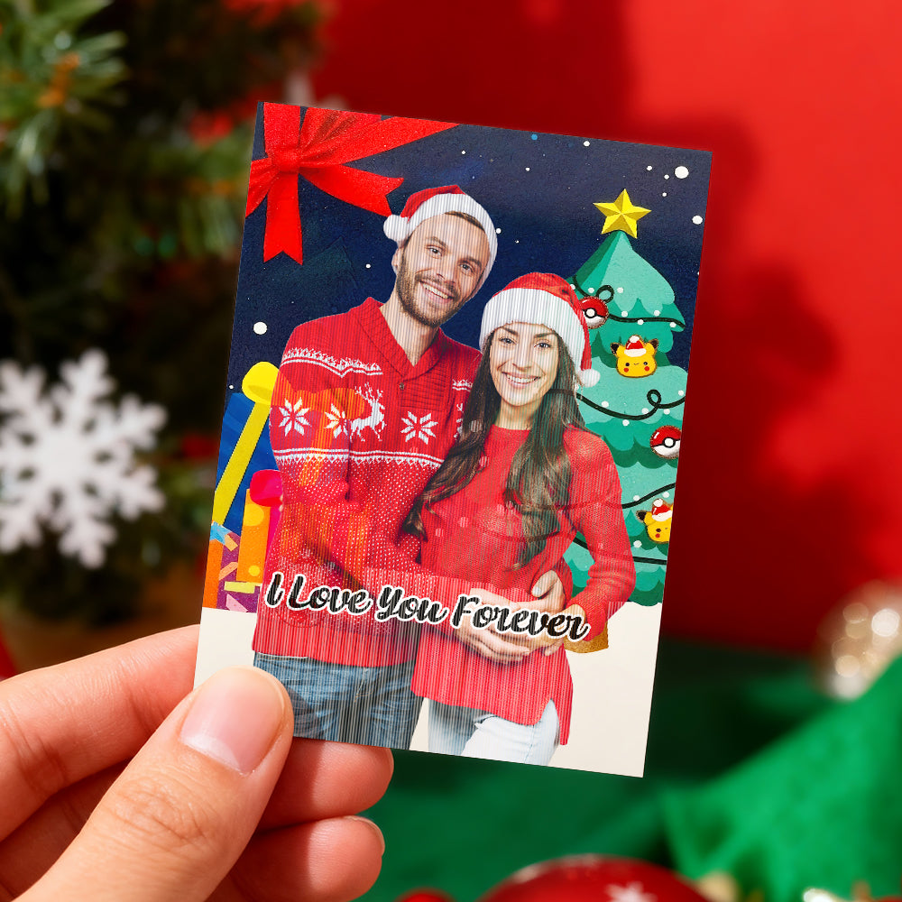 Personalised Card Christmas Photo in 7 styles