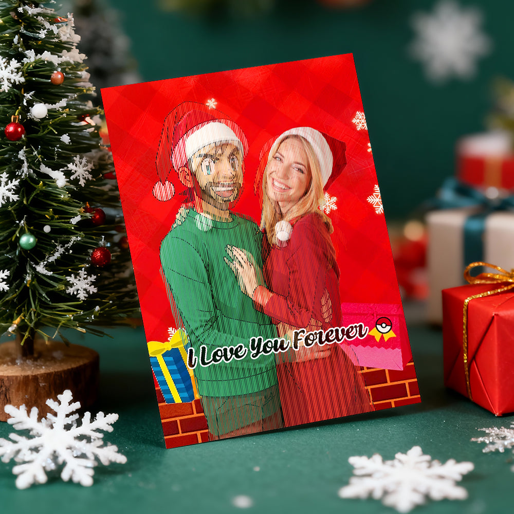 Personalised Card Christmas Photo in 7 styles