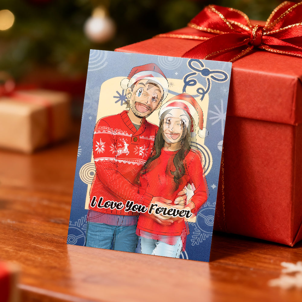 Personalised Card Christmas Photo in 7 styles