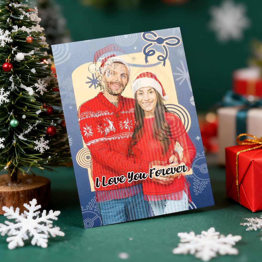 Personalised Card Christmas Photo in 7 styles