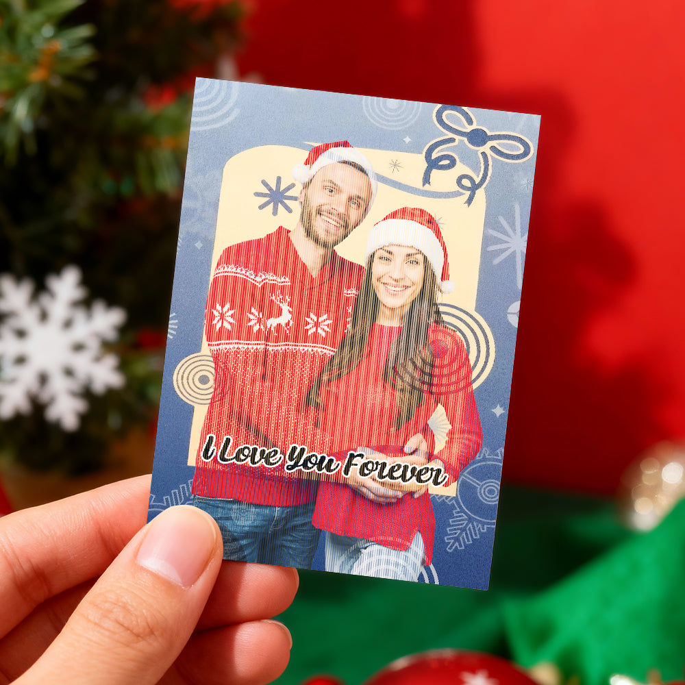 Personalised Card Christmas Photo in 7 styles