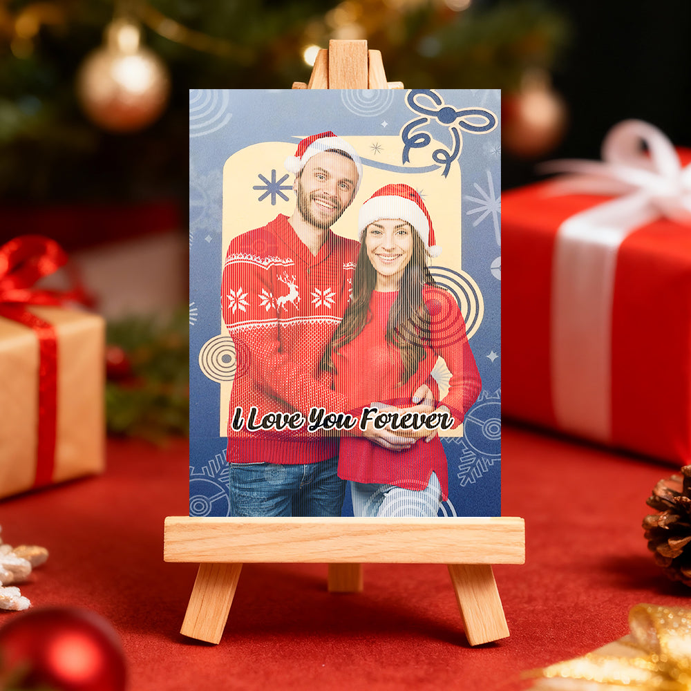 Personalised Card Christmas Photo in 7 styles