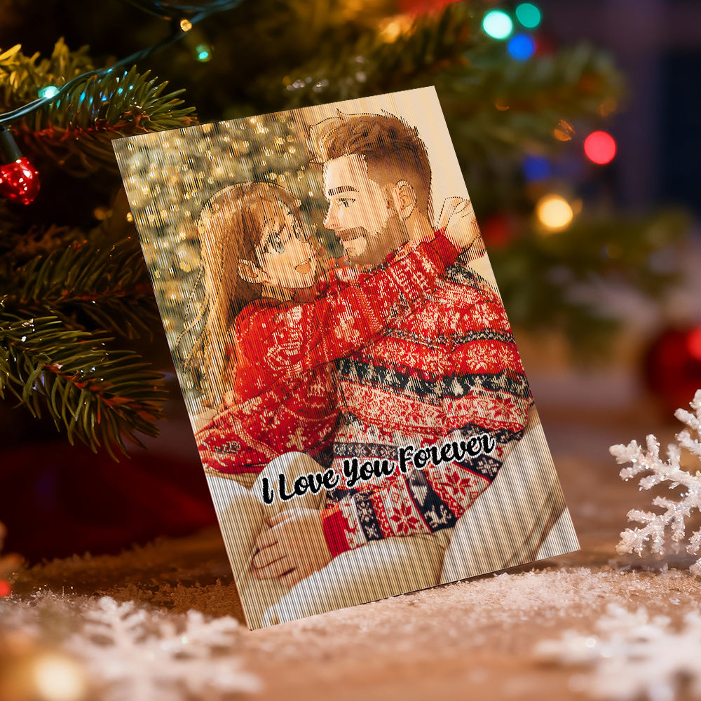 Personalised Card Christmas Photo in 7 styles