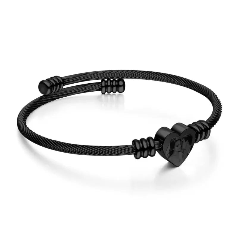Personalised Engraved Photo Bracelet/Bangle