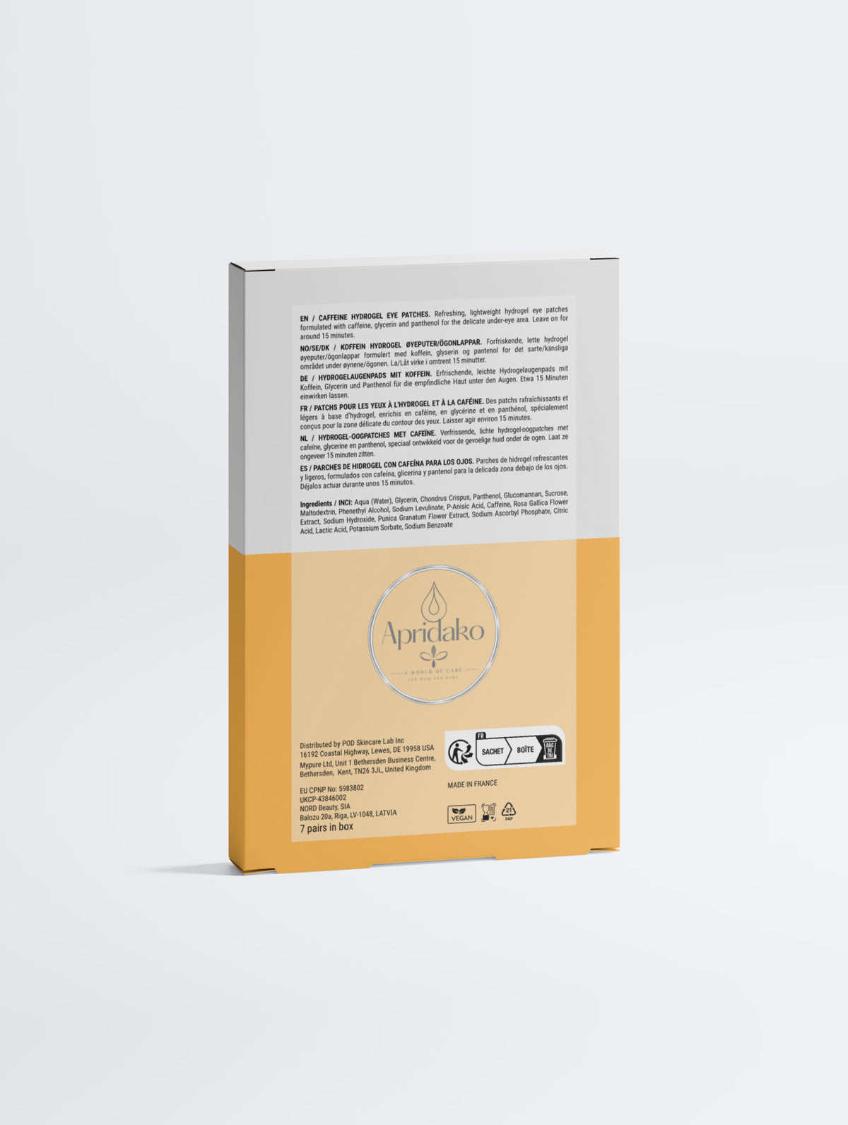 Caffeine + Vitamin C Energizing Hydrogel Eye Patches